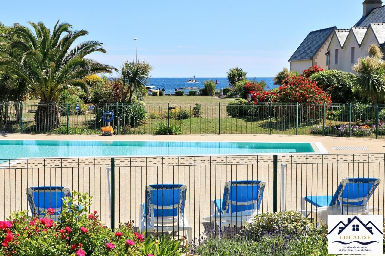 Localise - A06 - Entierement De Plain-Pied Avec Petite Vue Mer - Donnant Sur La Piscine Et Le Jardin - Wifi Inclus - Draps Inclus - Guilvinec 외부 사진