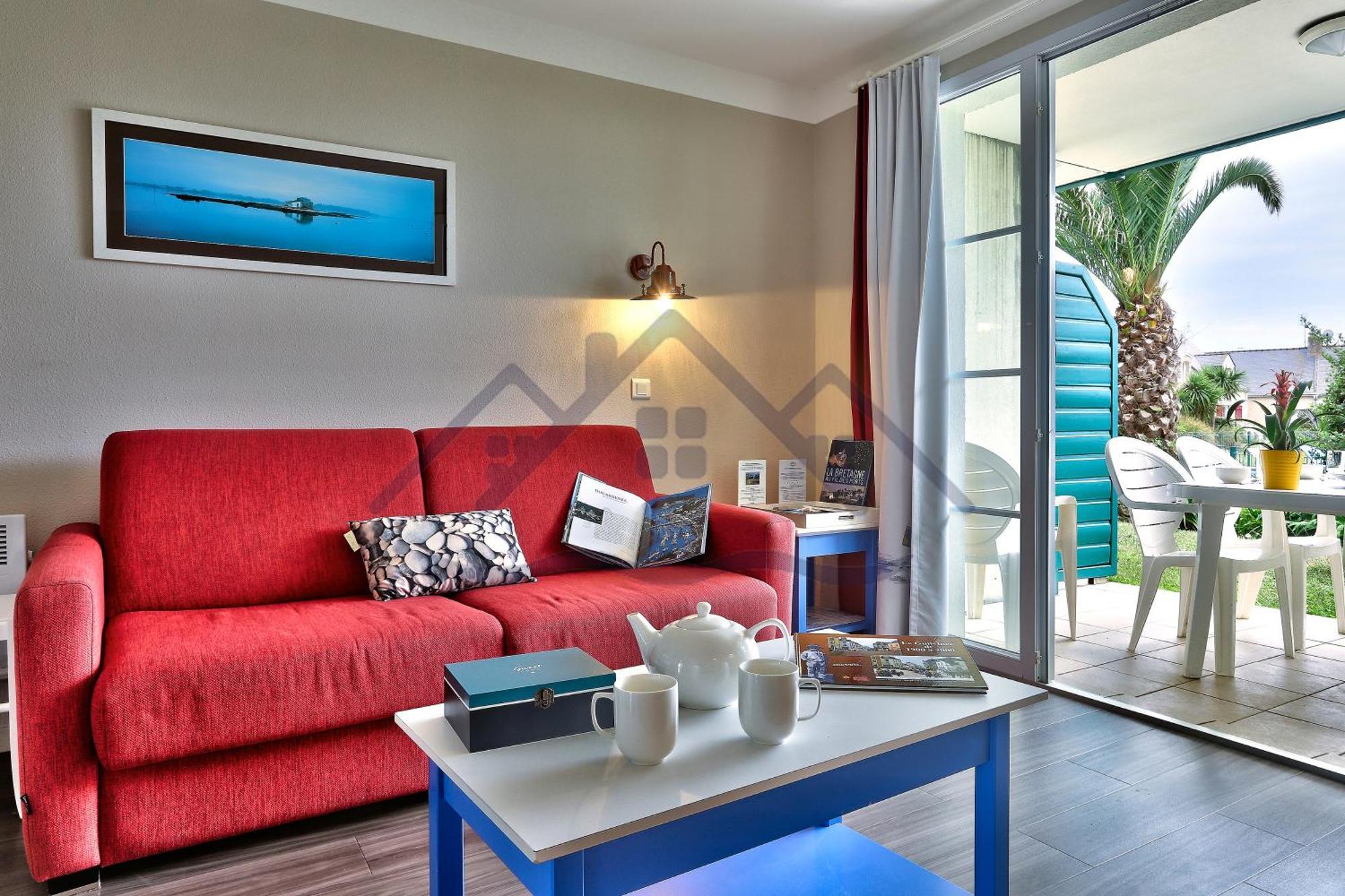 Localise - A06 - Entierement De Plain-Pied Avec Petite Vue Mer - Donnant Sur La Piscine Et Le Jardin - Wifi Inclus - Draps Inclus - Guilvinec 외부 사진